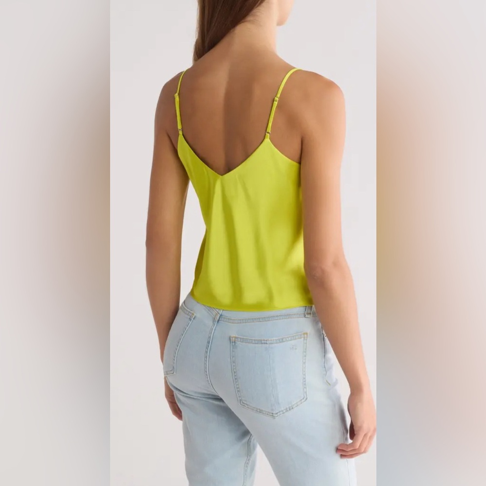 NWT Rag & Bone Fresh Lime Mallory Satin Cami